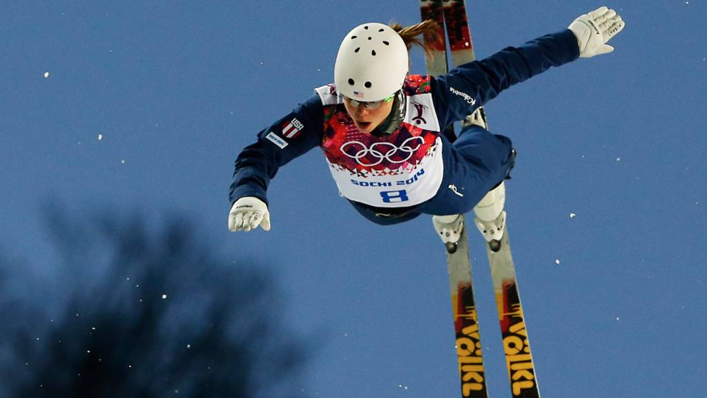 Ashley Caldwell of the USA