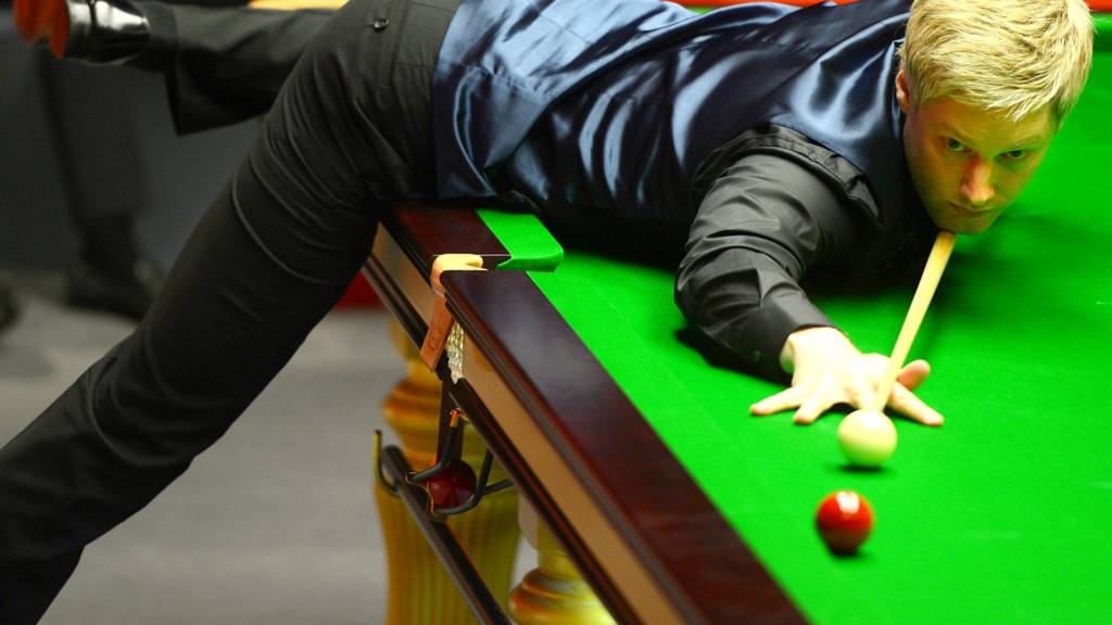 Neil Robertson in his match against Judd Trump