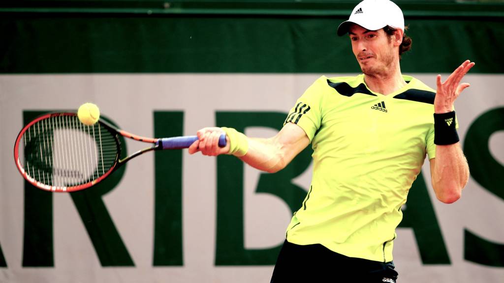 Andy Murray at the French Open