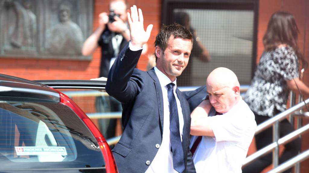 Celtic's new manager arrives at Celtic Park