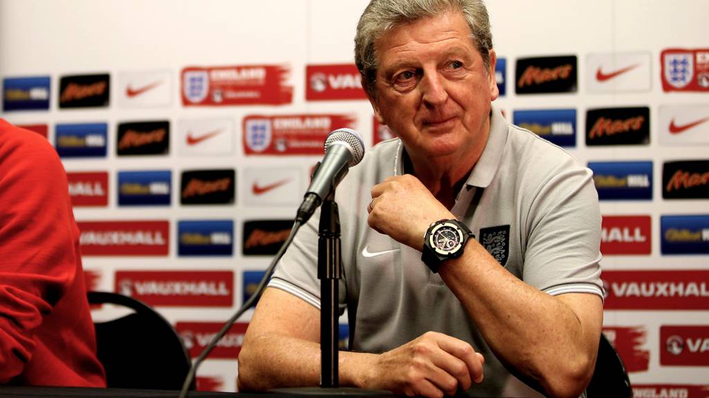 Roy Hodgson at a press conference