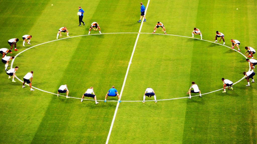 Holland training ahead of game against Spain