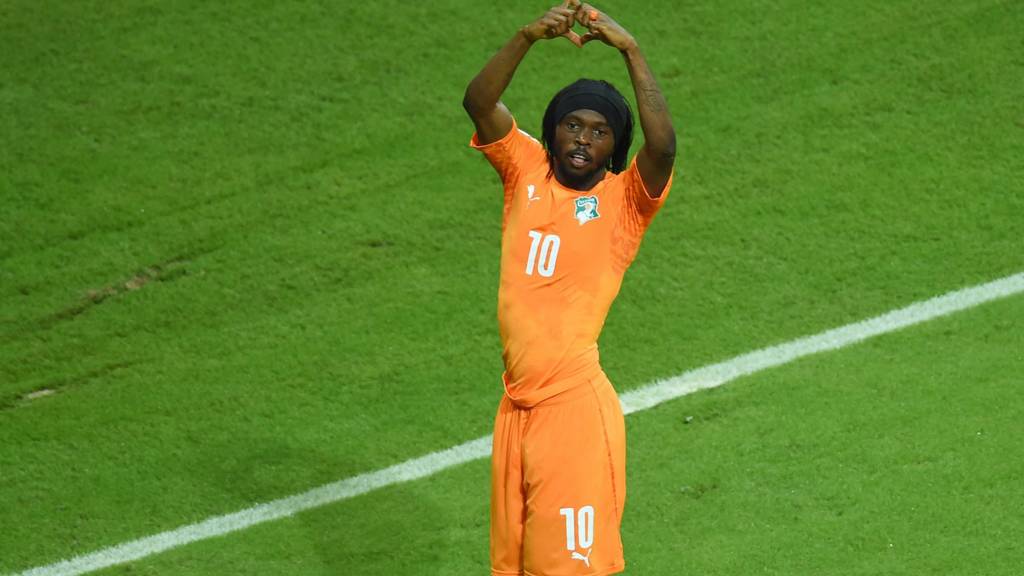 Ivory Coast"s forward Gervinho