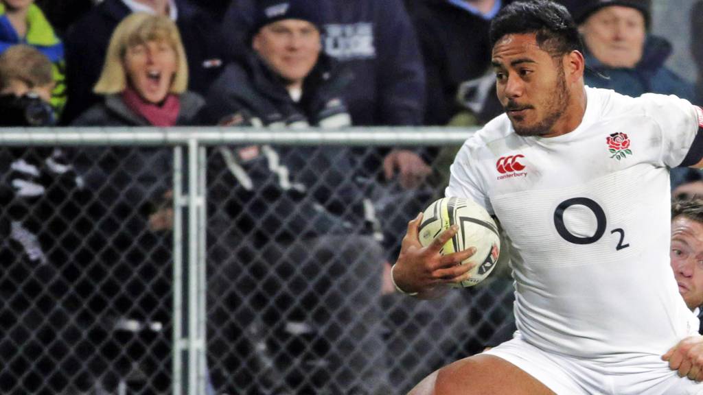 England's Manu Tuilagi in the second Test against New Zealand