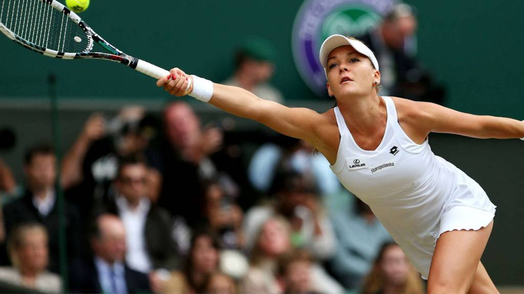 Agnieszka Radwanska at Wimbledon