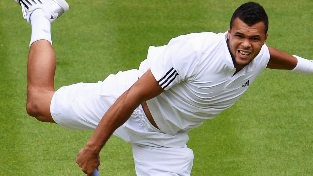 Tsonga at Wimbledon