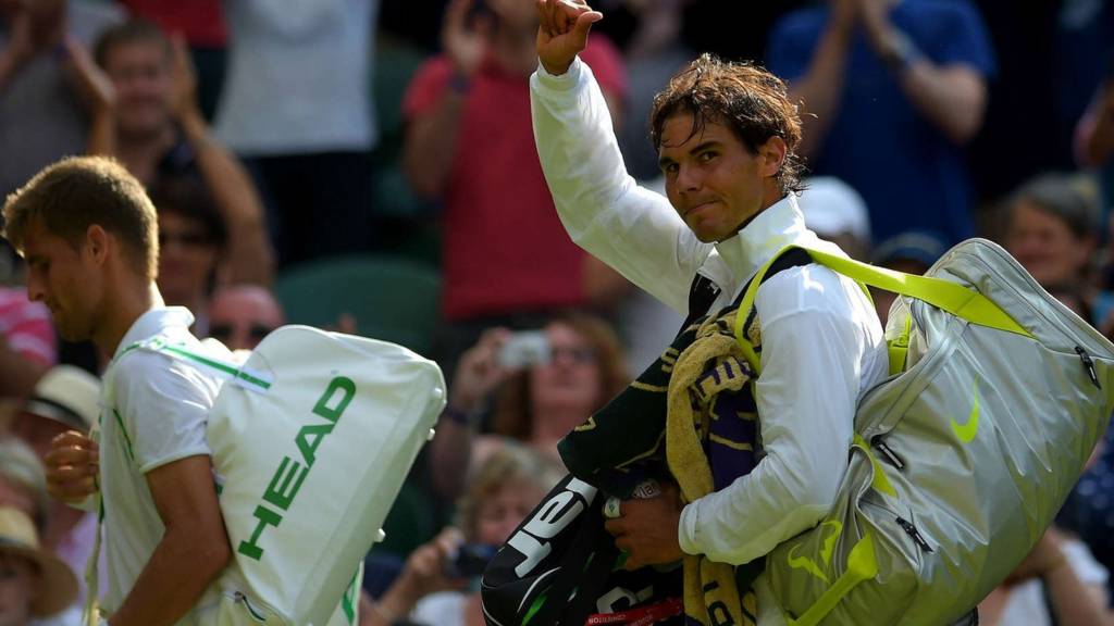 Rafael Nadal at Wimbledon 2014