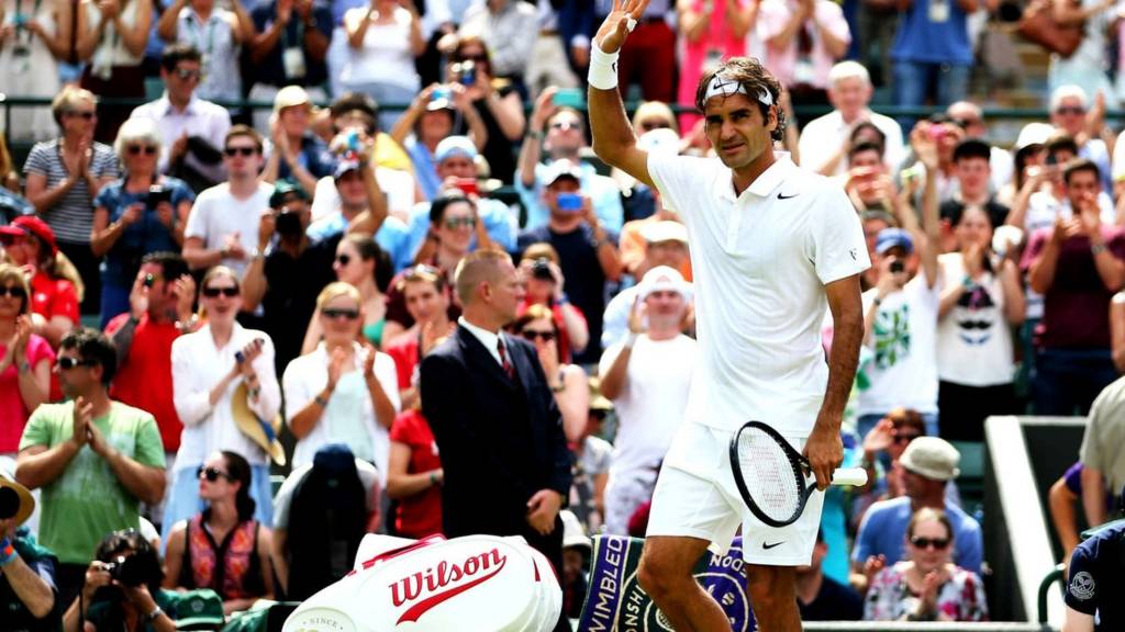 Roger Federer at Wimbledon 2014