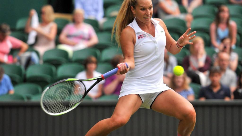 Dominka Cibulkova in Wimbledon 2014