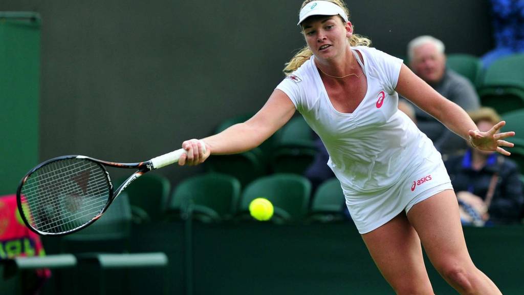 Coco Vanderweghe at Wimbledon 2013