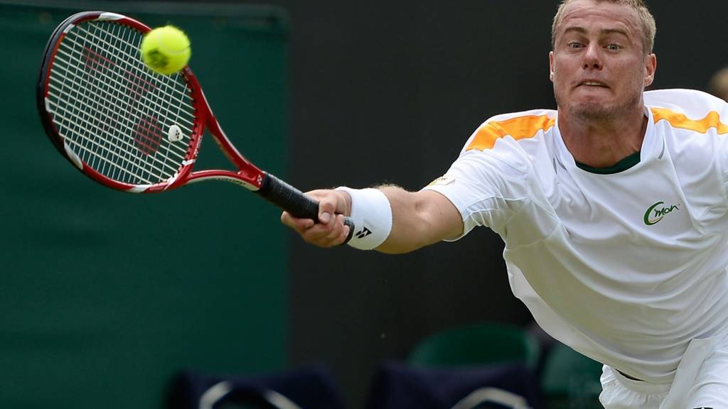 Lleyton Hewit at Wimbledon