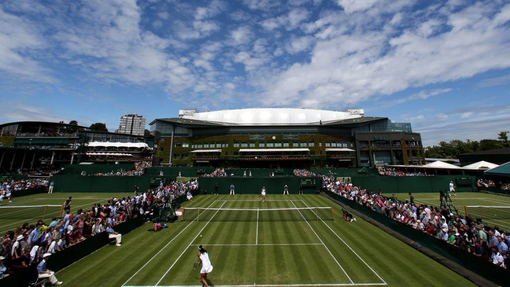 Outer courts at the Wimbledon Championships
