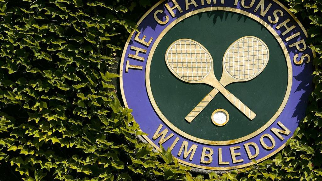 The official logo of the Wimbledon Championships