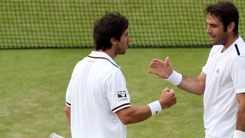 Cuevas and Marrero at Wimbledon