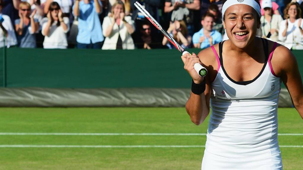 Heather Watson at Wimbledon