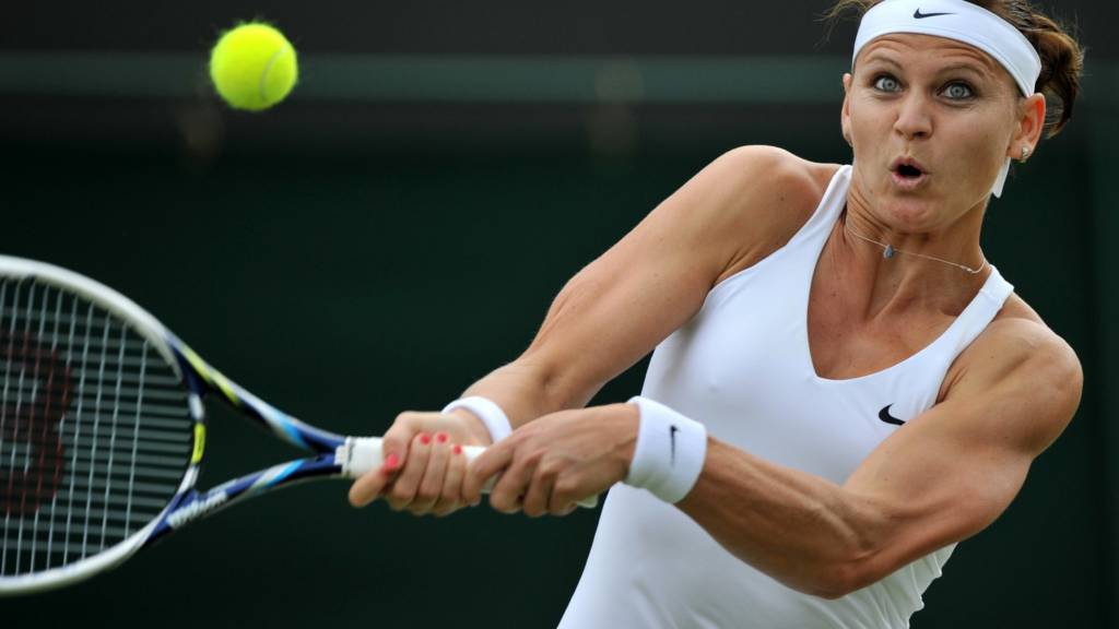 Lucie Safarova at Wimbledon 2014