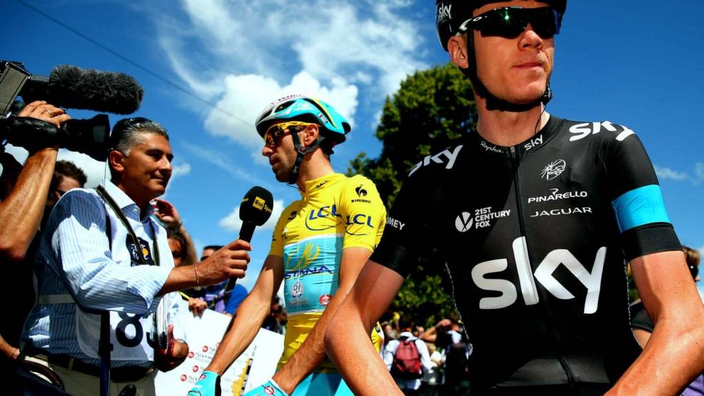 British cyclist Chris Froome at the Tour de France 2014