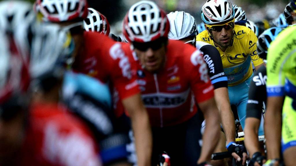 Tour de France leader Vincenzo Nibali