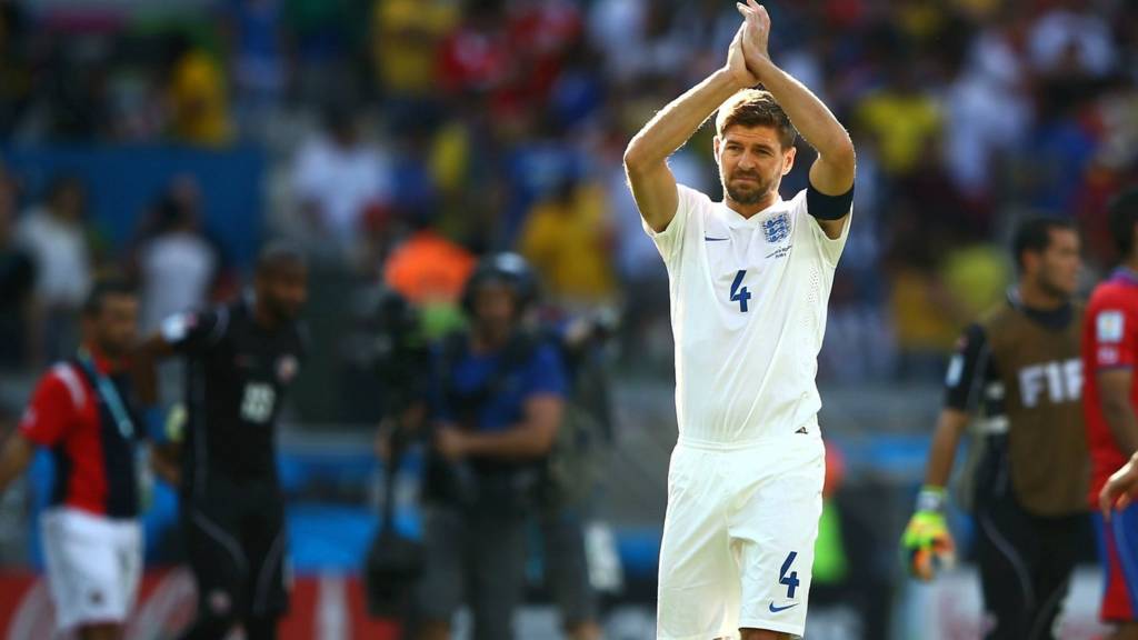 Steven Gerrard retires from international football