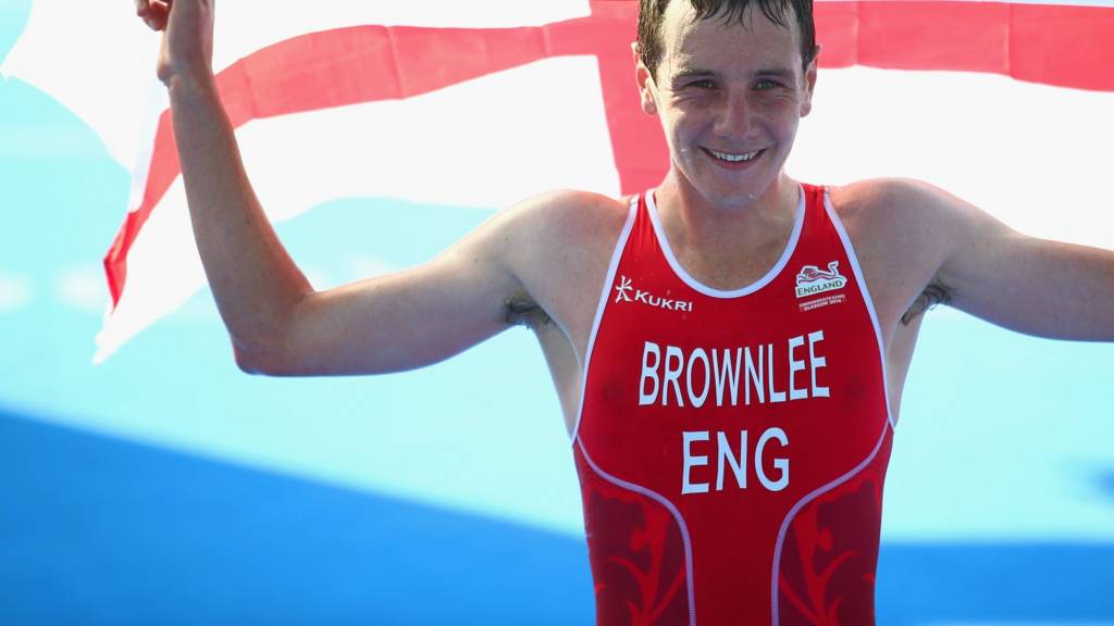 Alistair Brownlee wins the gold medal