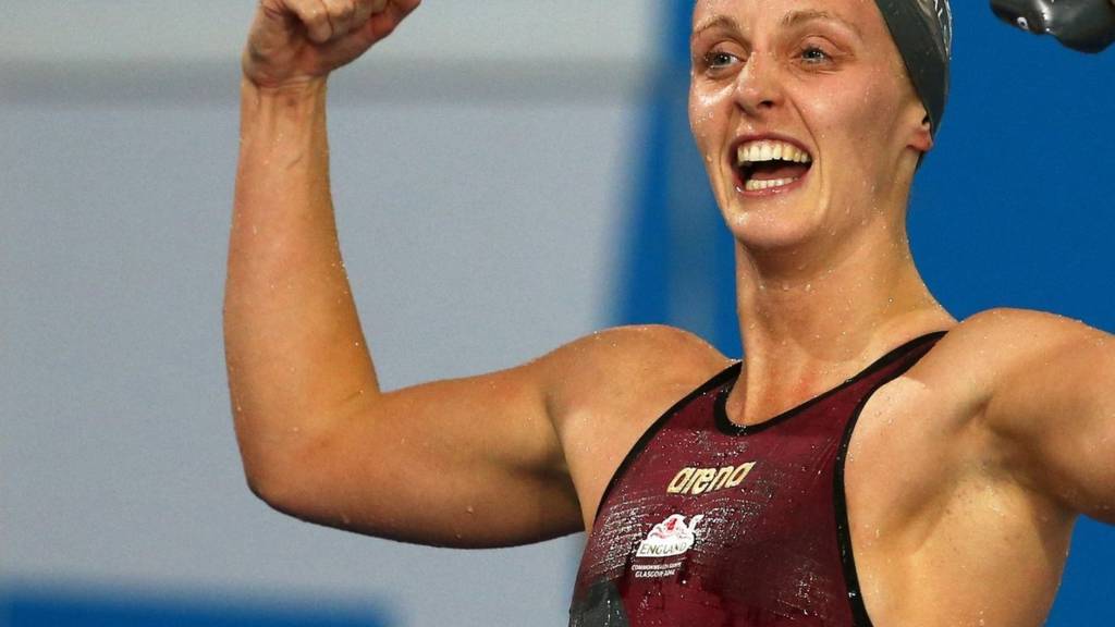 Fran Halsall competes at the 2014 Glasgow Commonwealth Games