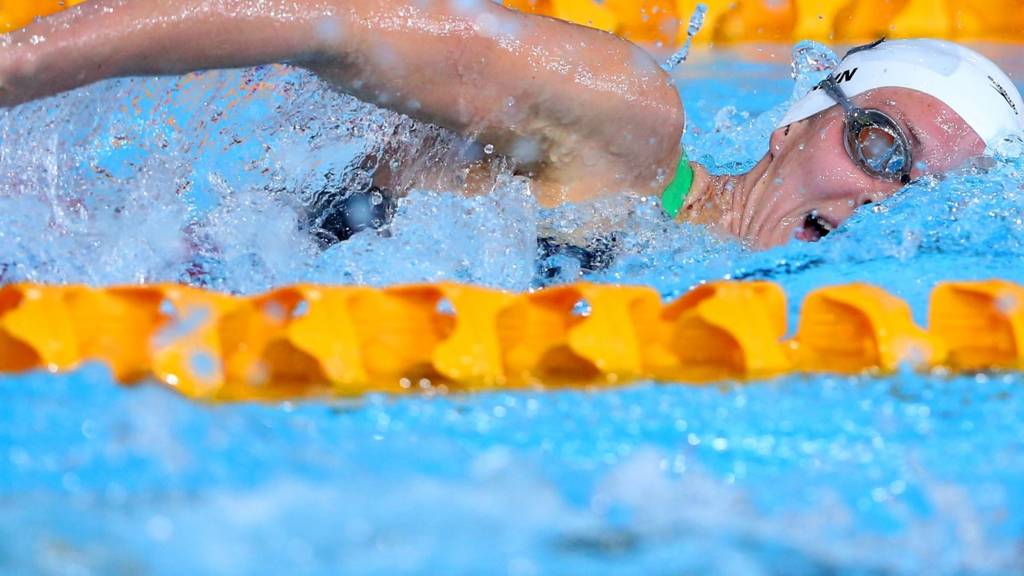 Jazz Carlin of Wales competes at Glasgow 2014
