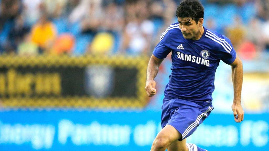 Diego Costa in action for Chelsea