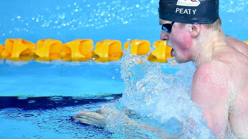 Adam Peaty at the Commonwealth Games in Glasgow