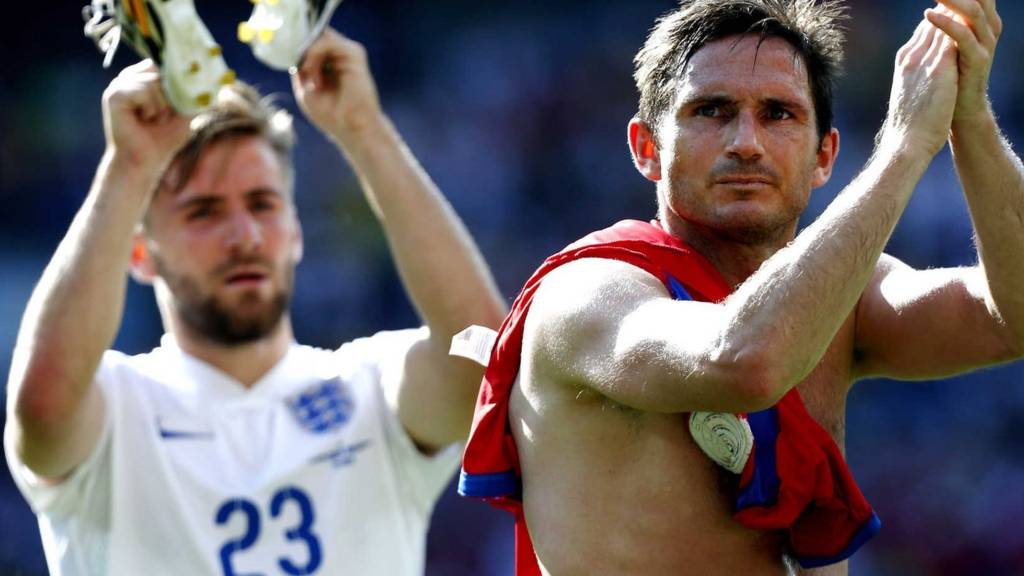 England midfielder Frank Lampard at the 2014 World Cup in Brazil