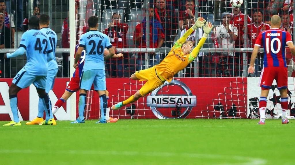 Joe Hart is beaten by Boateng's shot