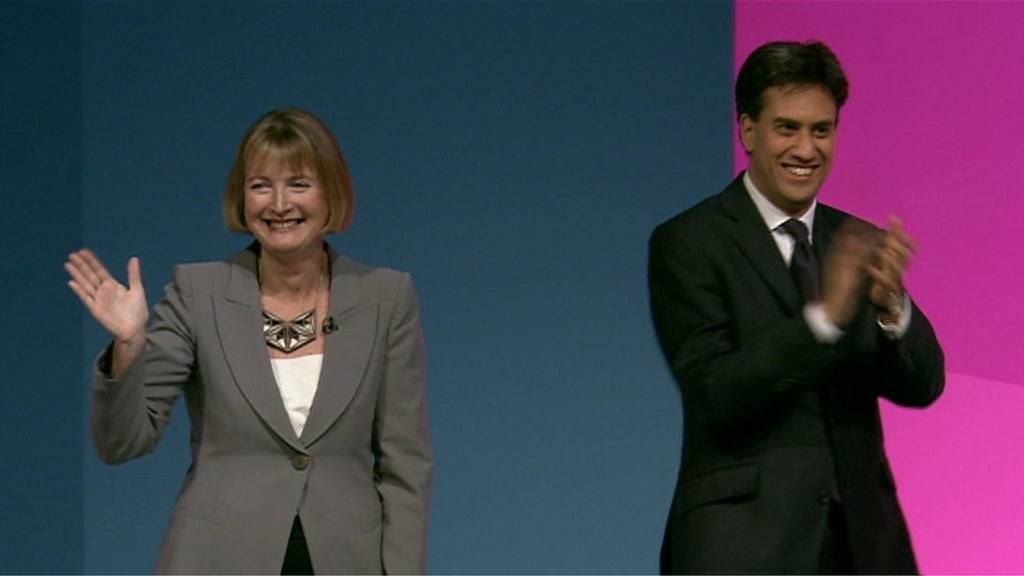 Harriet Harman and Ed Miliband