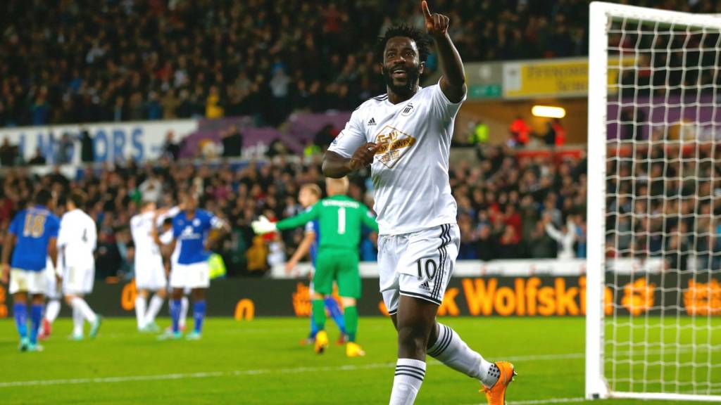 Wilfried Bony celebrates