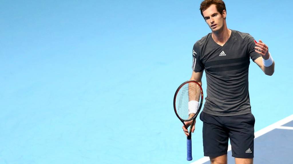 Andy Murray looks dejected