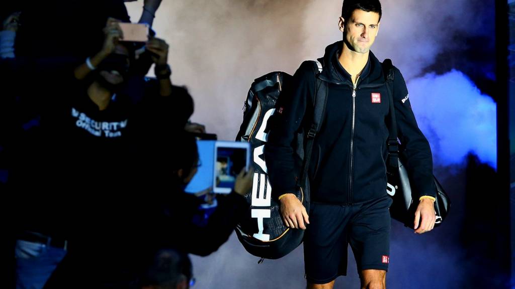 Novak Djokovic at the O2