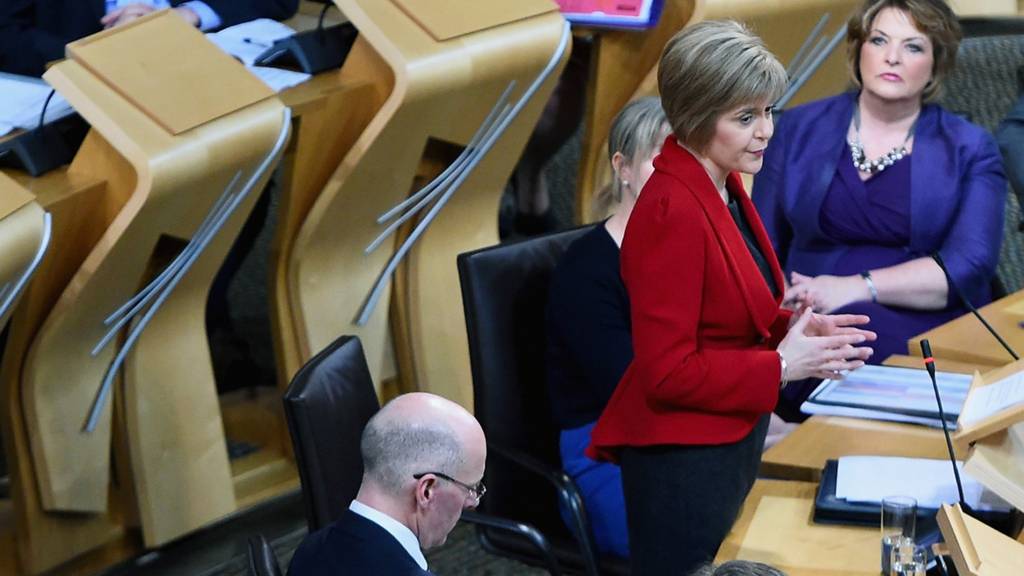 First Minister Nicola Sturgeon delivers legislative programme