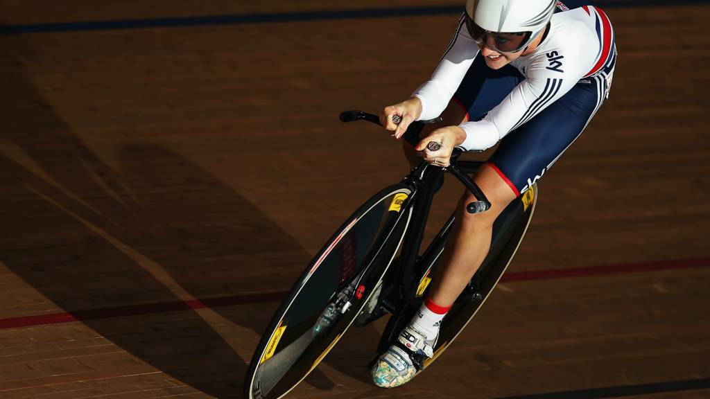 Laura Trott at the Track Cycling World Cup