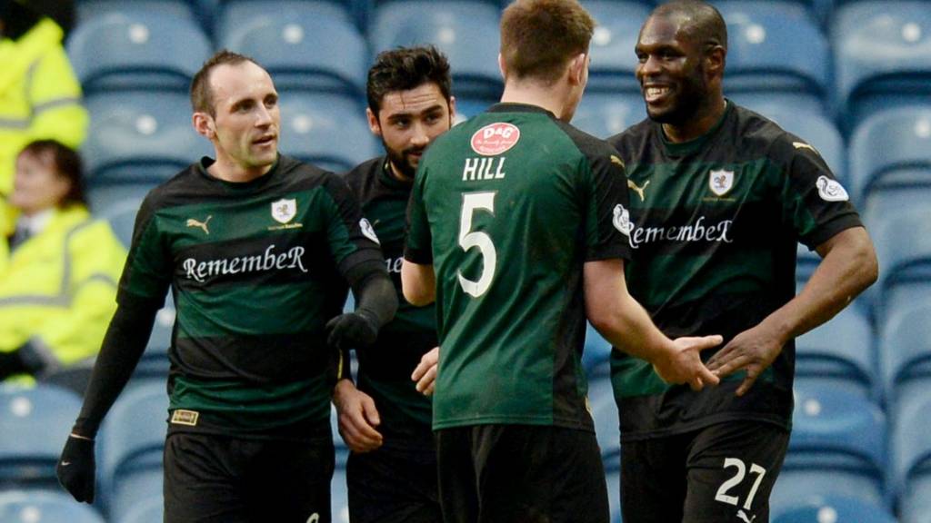 Christian Nade (right) shot Rovers into a 2-1 lead