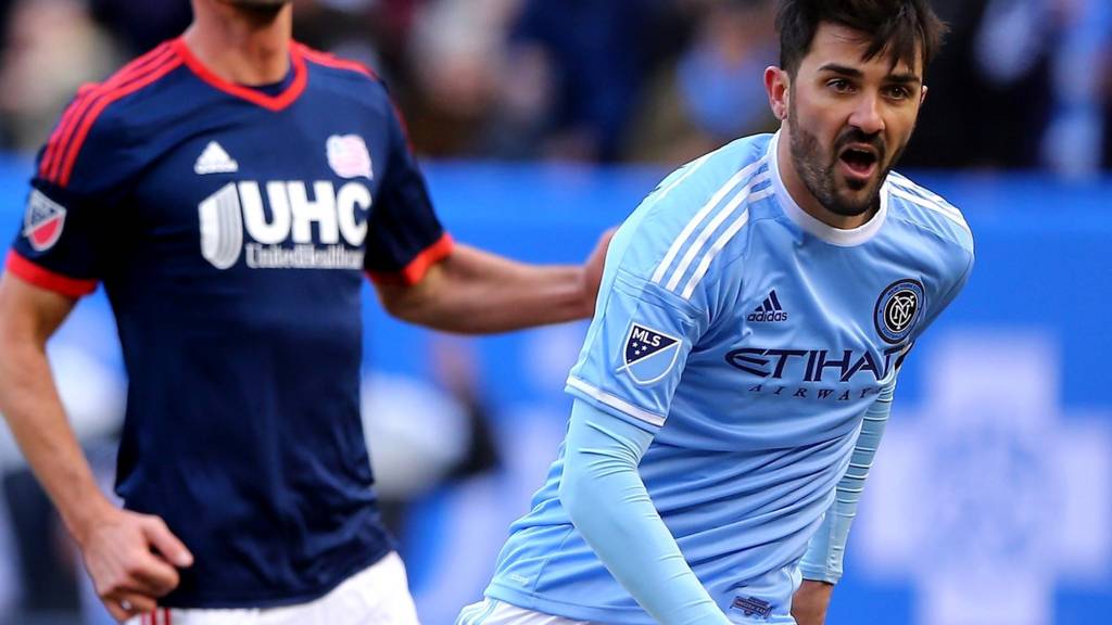 David Villa playing for New York City