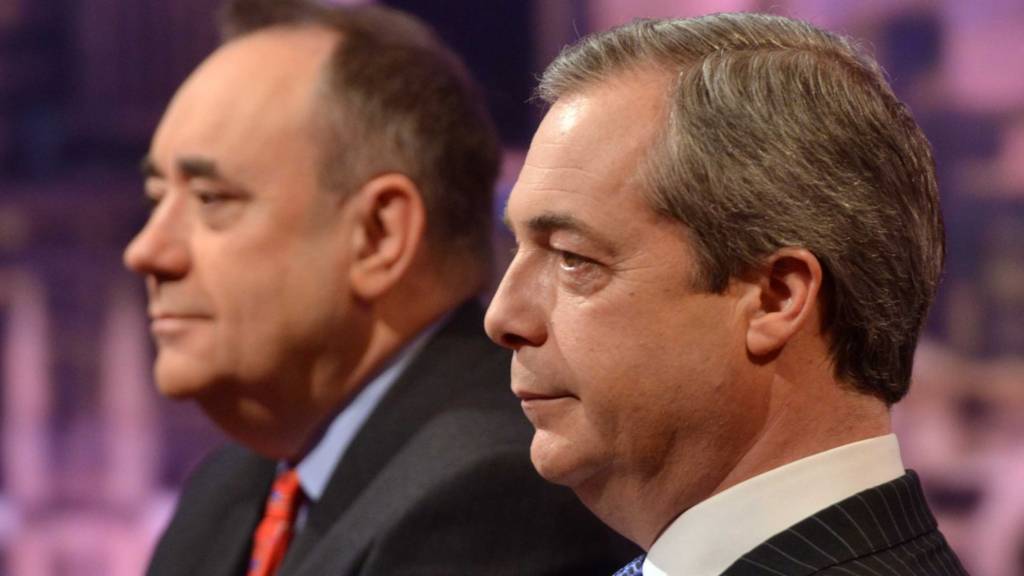 Alex Salmond and Nigel Farage