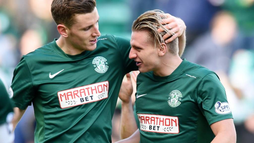 Hibernian beat Hearts 2-0 at Easter Road