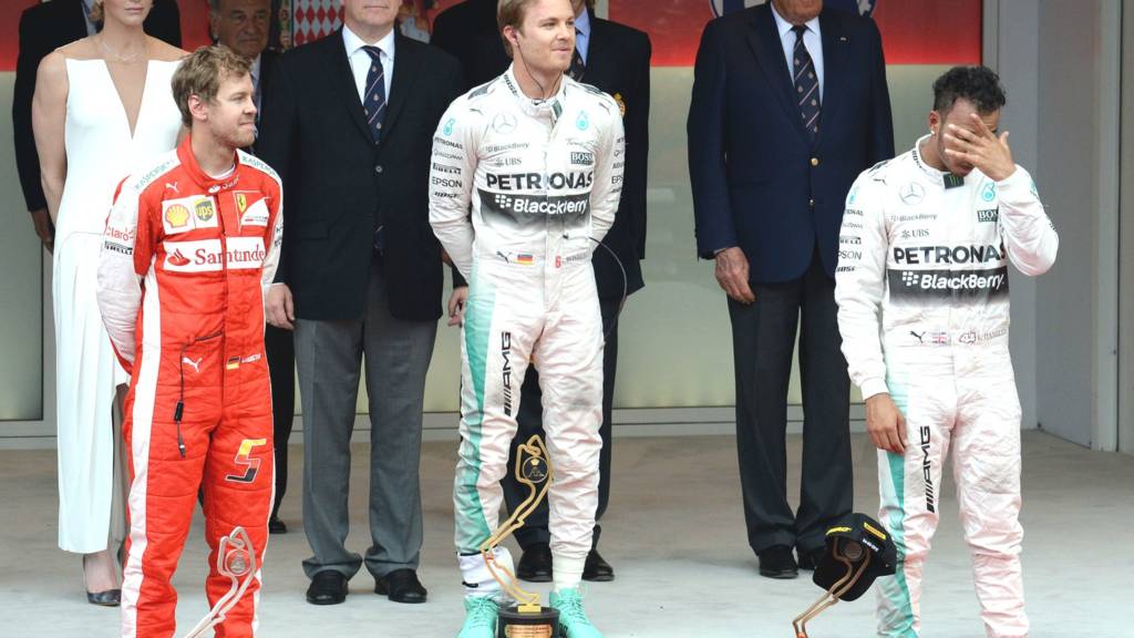 Monaco Grand Prix podium
