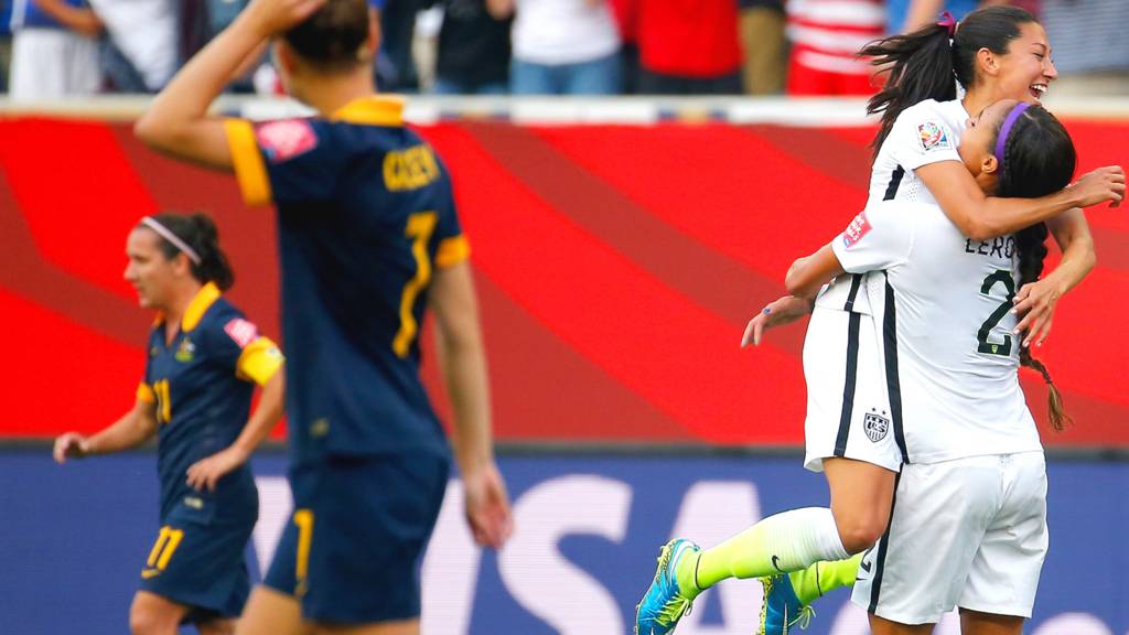 USA celebrate