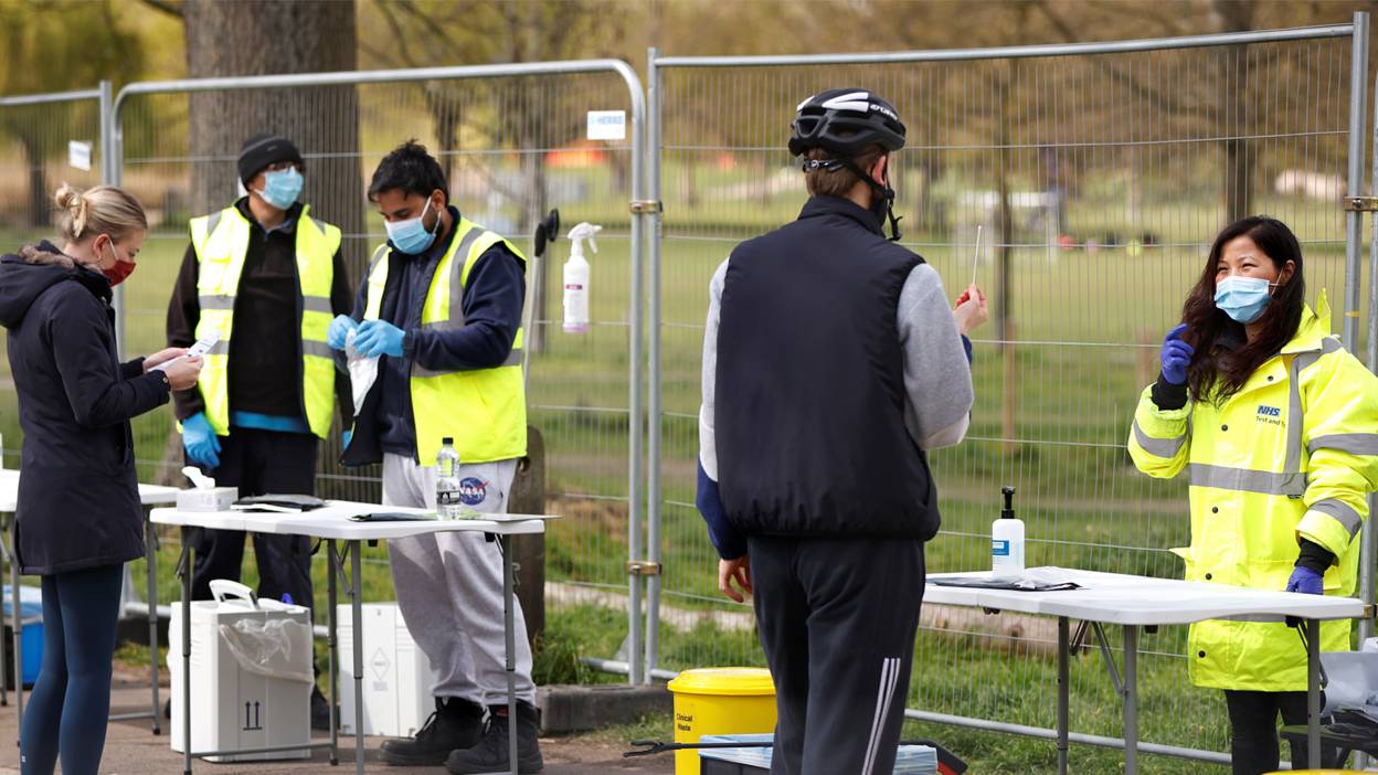 As it happened Covid19 positive tests in England down 34 in a week