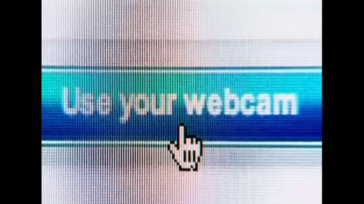 Screengrab, reads "Use your webcam"