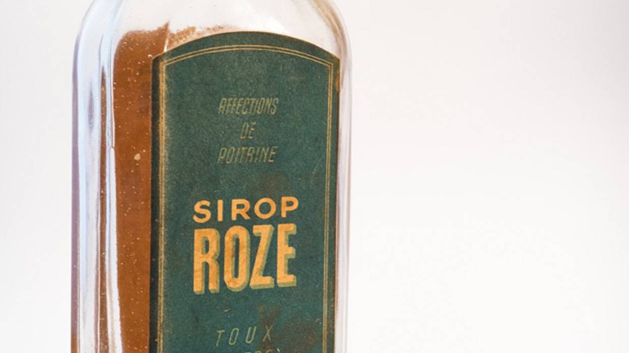 Vintage drugs objects