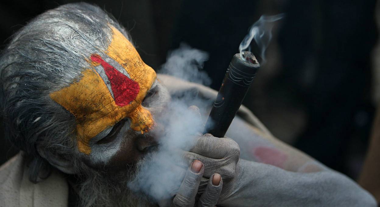 photos of lord shiva smoking weed