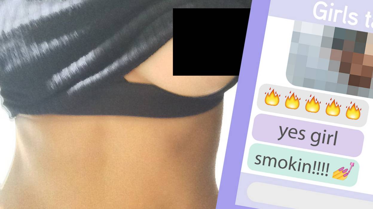 my teen girlfriend sends nudes