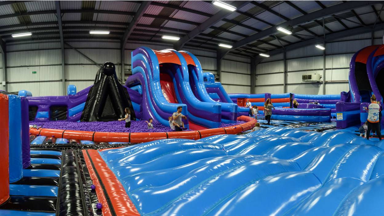 inflatable park mk