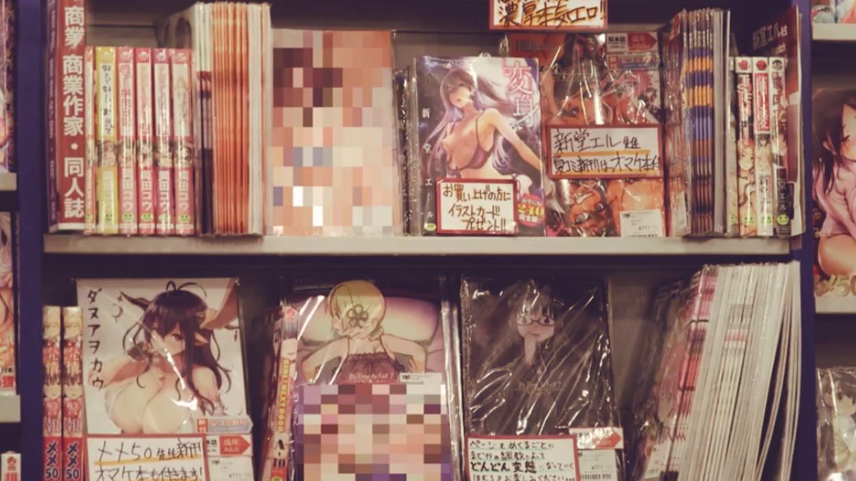 Manga comics and DVDs