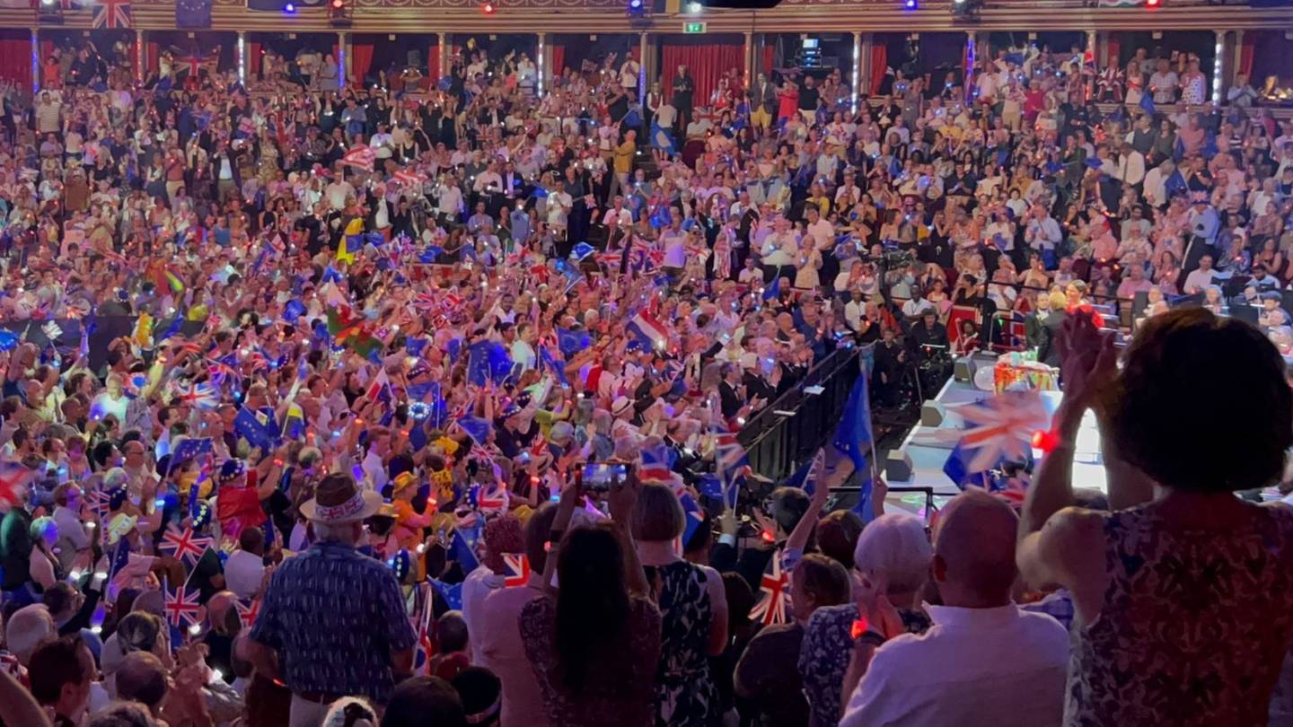 BBC Proms First 'full' Last Night of the Proms since 2019 under way